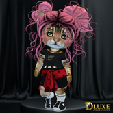 *DLUXE* DINKIES FIONA HIP CARDIGAN* red
