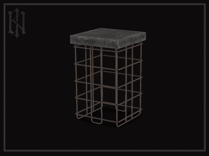 blvcknest // INTERVAL. rebar side table