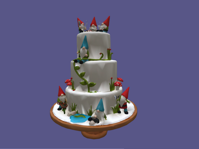 Gnome Three layer Cake