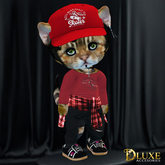 *DLUXE* DINKIES ERIC WAIST SHIRT* red
