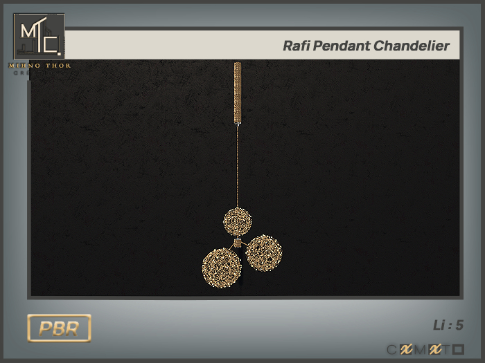 Rafi ペンダントシャンデリア