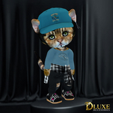 *DLUXE* DINKIES ERIC WAIST SHIRT* black