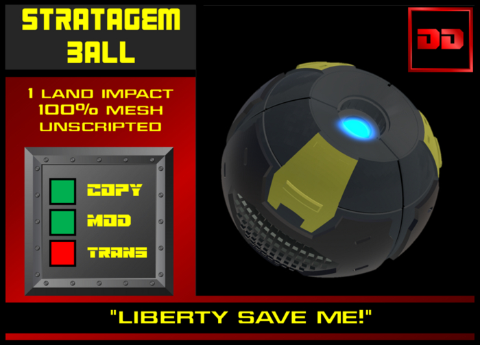 Helldivers 2 Stratagem Ball [C/M]