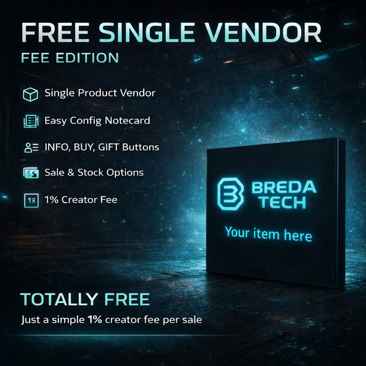 Free Single Vendor Fee Edition Box