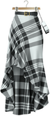KLEIN''Torie''Skirt-White Plaid