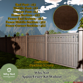 Why Not - Appin Fence Kit-Walnut-Add Me