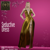 Seductive Dress GOLD - PBR  - Lara X - Legacy - Bombshell - Reborn - Scarlet Fey