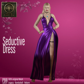 Seductive Dress Purple - PBR  - Lara X - Legacy - Bombshell - Reborn - Scarlet Fey