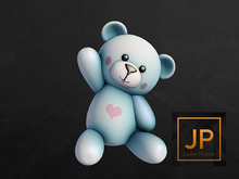 6. rojo - Lucky Cat-cha - Heart Teddy Blue 3Li