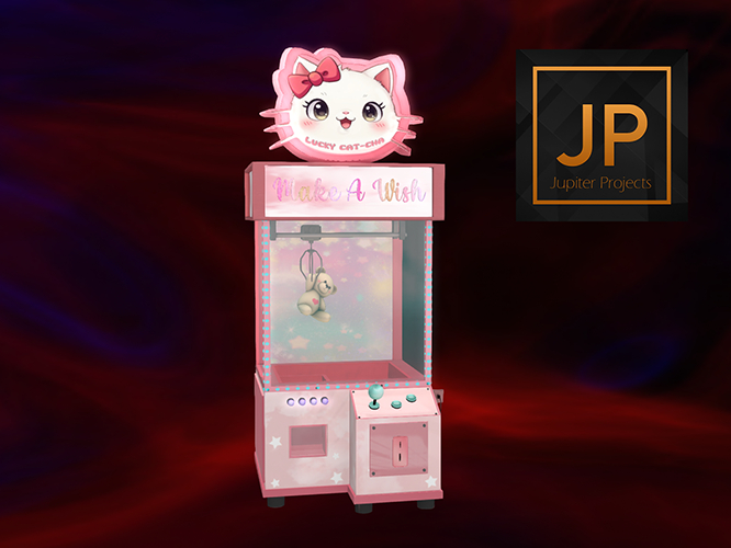 2. rojo - Lucky Cat-cha - Claw Machine - Sugar Babe RARE 15Li T