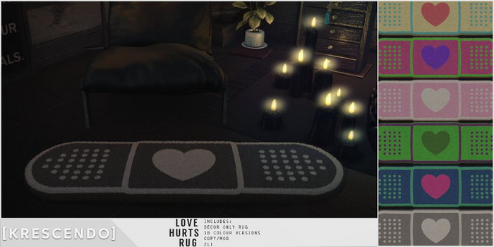 [Kres] Love Hurts Rug