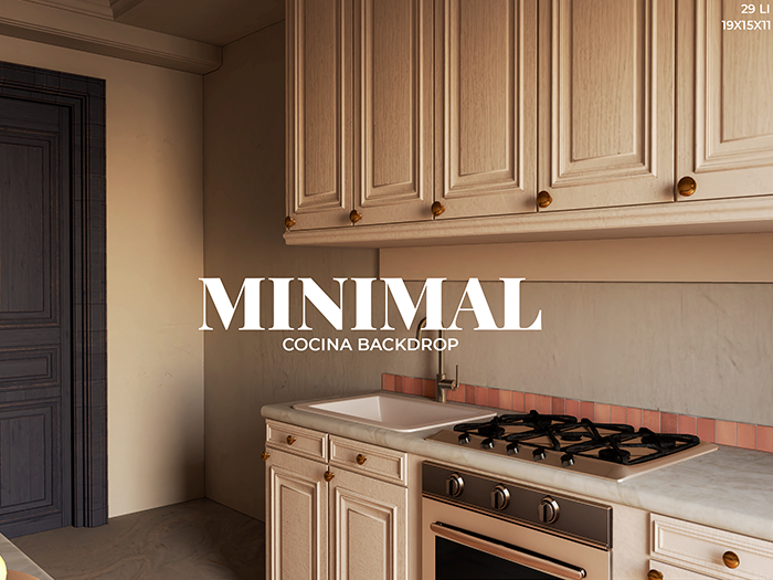 MINIMAL - Cocina Backdrop