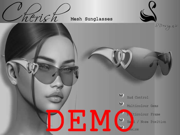 ~DEMO~SDesign's <<Cherish>> Mesh Sunglasses