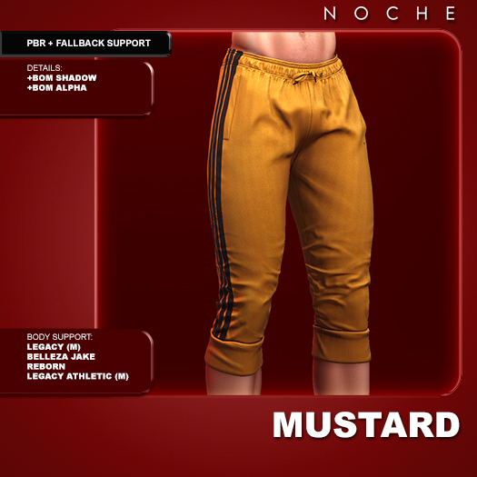 Noche. Julian Pants Mustard