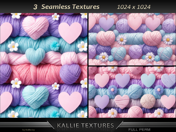 KJ Knitt Love Textures Seamless