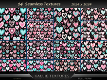 KJ Pastel Love Textures Seamless