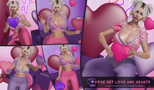 Joplino Pose Set Love and Hearts