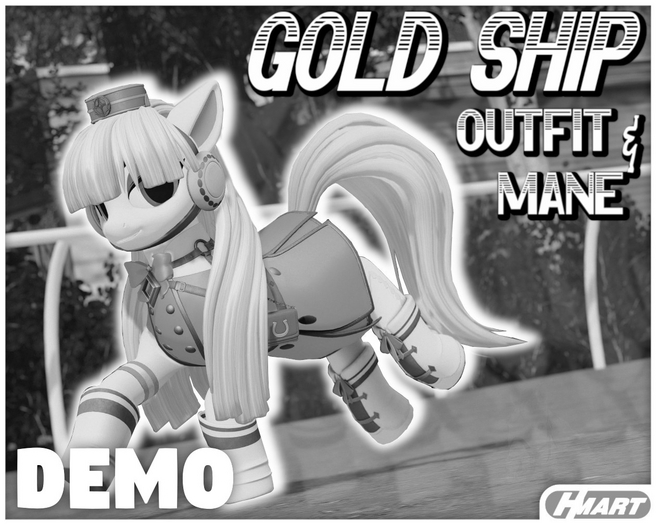 [HMART] Goldship Outfit & Mane DEMO