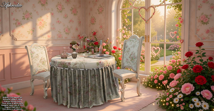 Valentines dining set