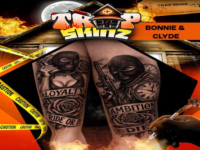 Trapskinz // Ride Or Die Couple Tats