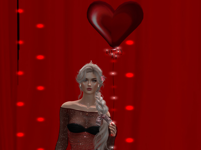 Red Heart Balloon with&without Lights (ADD) Copy-Mod (BOX)