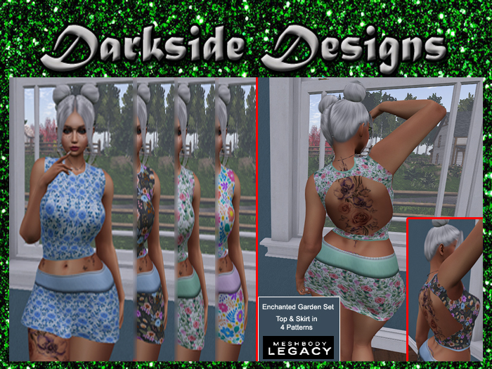 Enchanted Garden Set For Legacy Mesh Body 