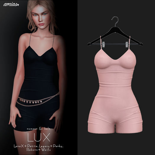 amias - LUX romper taupe