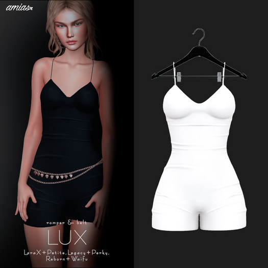 amias - LUX romper snow