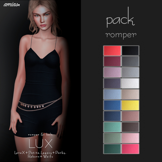 amias - LUX romper pack