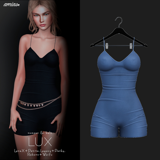 amias - LUX romper ocean