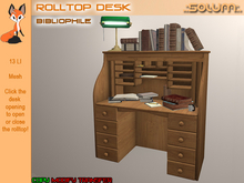 .:Solum:. Bibliophile Rolltop Desk