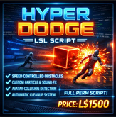 Hyper Dodge Moving Obstacle LSL Script – Full Permission Multiplayer Game Hazard System with Collision Detection, Partic
