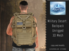{AB} Military Desert Backpack - 3D Mesh