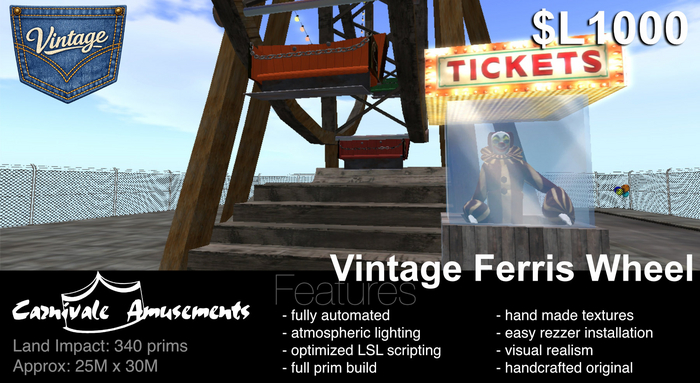 Vintage Ferris Wheel 2011 - 2026 Script Updated