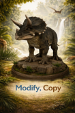 Triceratops Crate