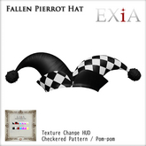 * EXiA * Fallen Pierrot Hat Black