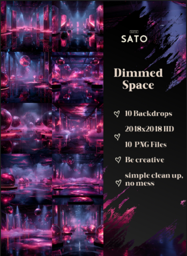 SATO - Dimmed Space backdrops (UNPACK)