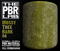 The PBR Lab - Mossy Tree Bark 04