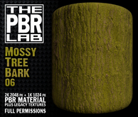 The PBR Lab - Mossy Tree Bark 06