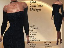 "GCD" Veronica Cocktail Dress Blue