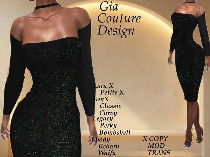 "GCD" Veronica Cocktail Dress Green