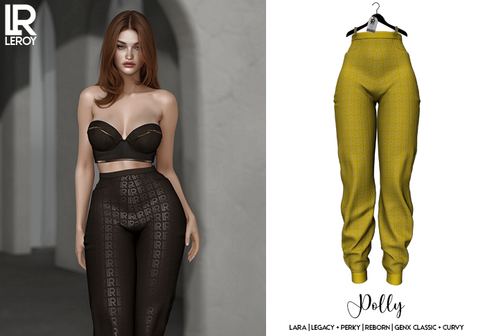 LEROY - Polly Pants - Yellow