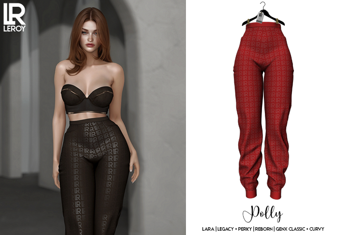 LEROY - Polly Pants - Red