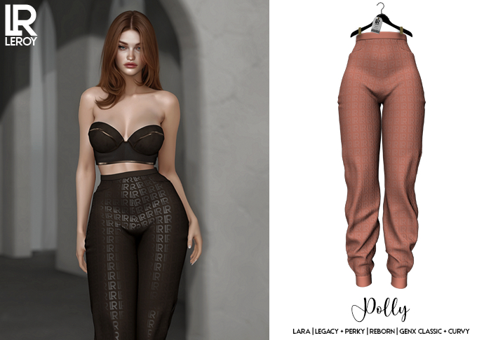 LEROY - Polly Pants - Peach