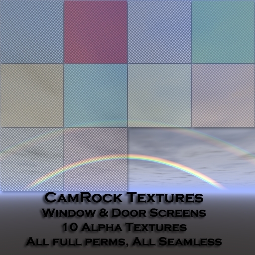 CamRock Textures - Tinted Window & Door Screens