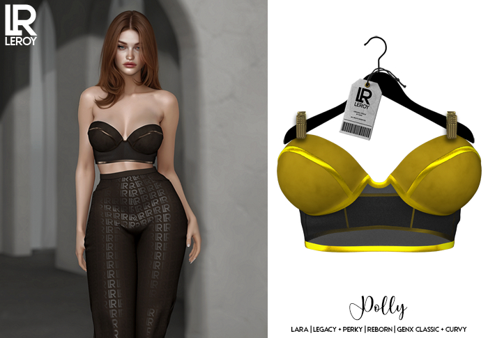 LEROY - Polly Cropped - Yellow