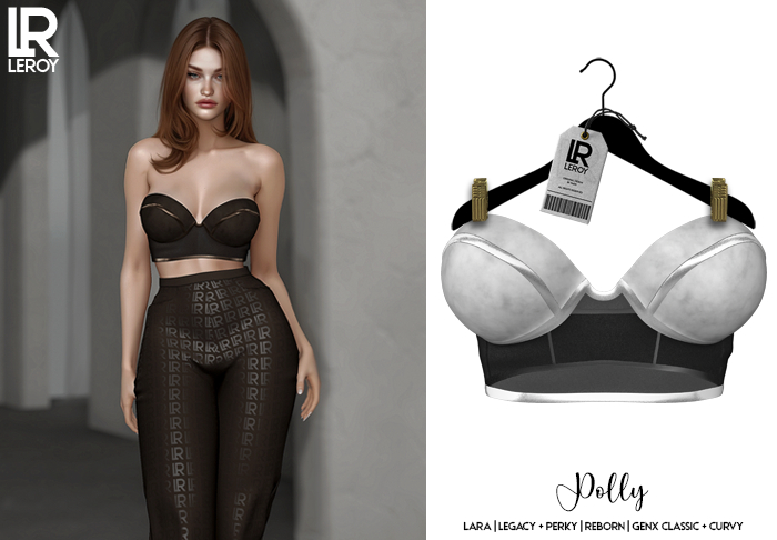 LEROY - Polly Cropped - White