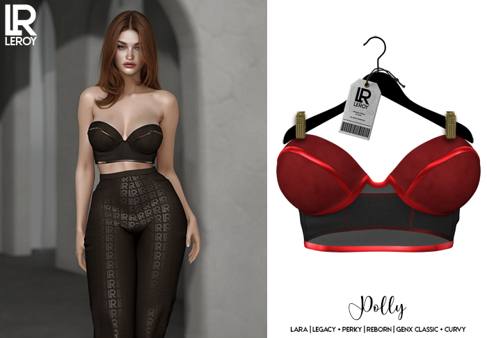 LEROY - Polly Cropped - Red