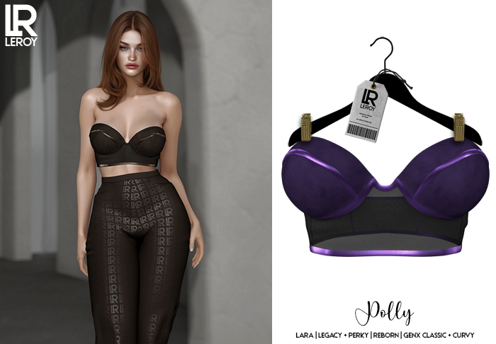 LEROY - Polly Cropped - Purple