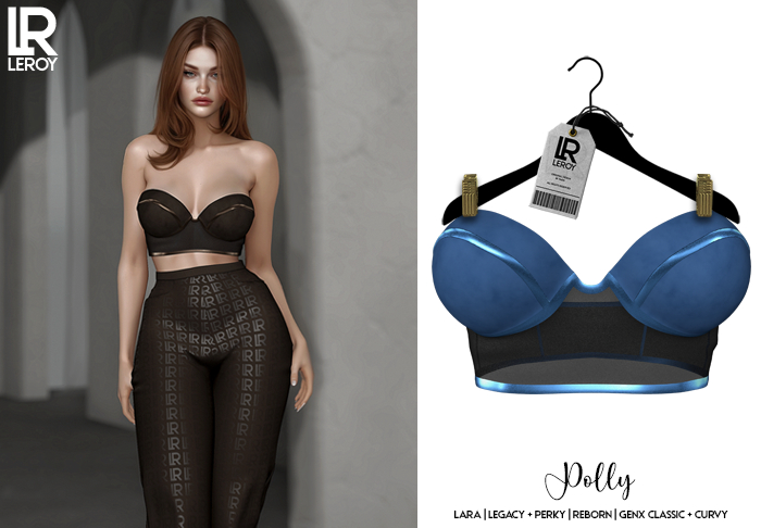 LEROY - Polly Cropped - Blue